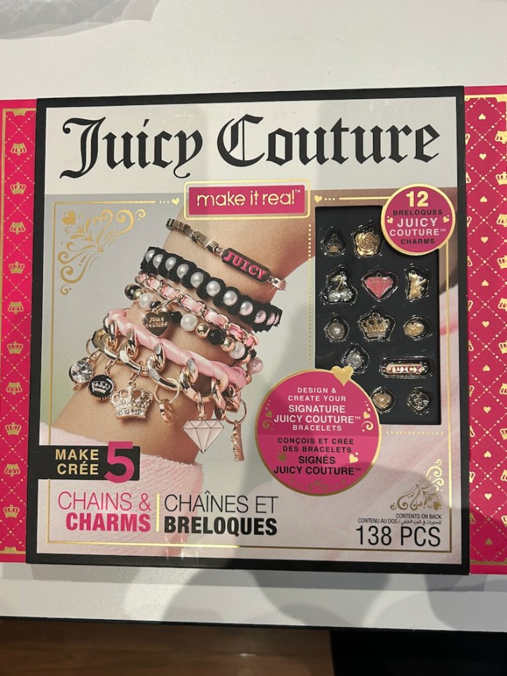Make It Real Juicy Couture Chains & Charms Bracelet Kit